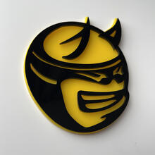 Distintivo 3D personalizzato Drag Bee Dodge Charger Challenger logo Fender Badge Emblem 2
 3