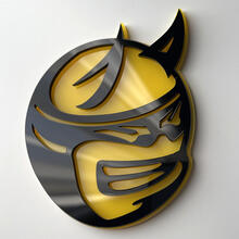 Distintivo 3D personalizzato Drag Bee Dodge Charger Challenger logo Fender Badge Emblem 2
 6