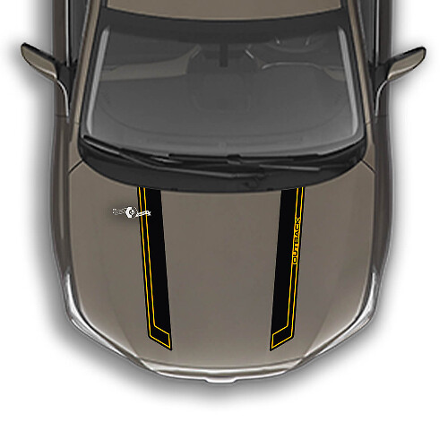 Adesivo in Vinile con Doppia Striscia a Spillo per Cofano 2 per Subaru Outback