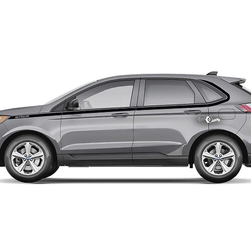 Ford Edge Doors Line sotto l'adesivo grafico in vinile con decalcomania per il corpo in vinile Rocker Panel Stripes di Windows

