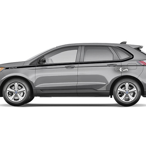 Ford Edge Doors Line sotto l'adesivo grafico in vinile con decalcomania per il corpo in vinile Rocker Panel Stripes di Windows
