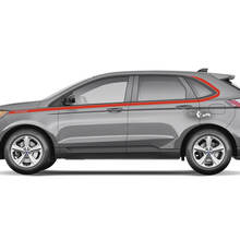 Ford Edge Doors Line sotto l'adesivo grafico in vinile con decalcomania per il corpo in vinile Rocker Panel Stripes di Windows
 2