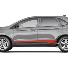 Ford Edge Rocker Panel Vinyl Stripes decalcomania del corpo grafica in vinile Adesivo decalcomania
 2