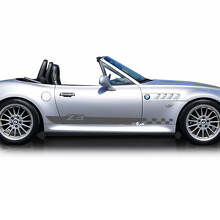 Adesivi in Vinile a Strisce a Scacchi con Logo Z3 per Porta Laterale Coppia per BMW Z3_3