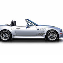 Coppia adesivo decalcomania in vinile per porte laterali BMW Z3 Wing Stripes
 3