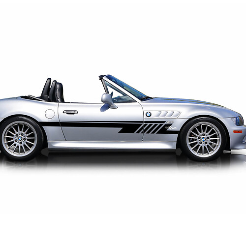 Coppia adesivi in ​​vinile con strisce BMW Z3 Z per porte laterali
