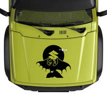 Grafica adesiva decalcomania Suzuki JIMNY Hood Dragon on Sun Logo
 2