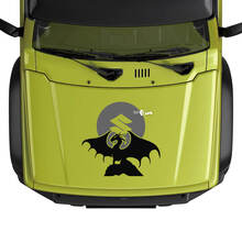 Grafica adesiva decalcomania Suzuki JIMNY Hood Dragon on Sun Logo
 3