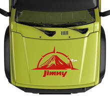 Grafica adesiva con logo Suzuki JIMNY Hood Mountain Compass
 2