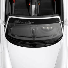 Logo Parabrezza Porsche Boxster con Kit Adesivo Sticker Decal a Strisce di Sfondo
 2