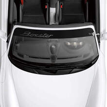 Logo Parabrezza Porsche Boxster con Kit Adesivo Sticker Decal a Strisce di Sfondo
 2