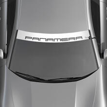 Adesivo decalcomania per parabrezza con logo Porsche Panamera e strisce di sfondo
 2