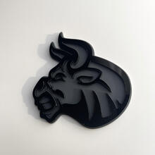 Distintivo 3D personalizzato Logo Bull Angry Emblema dei distintivi Fender
 2