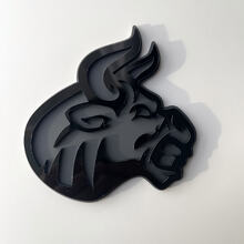 Distintivo 3D personalizzato Logo Bull Angry Emblema dei distintivi Fender
 5