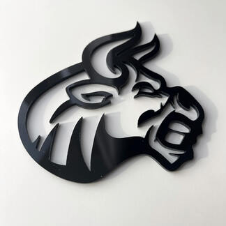 Distintivo 3D personalizzato Logo Bull Angry Emblema dei distintivi Fender
