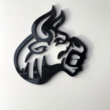Emblema parafango logo Bull Angry personalizzato 3D distintivi 2 3