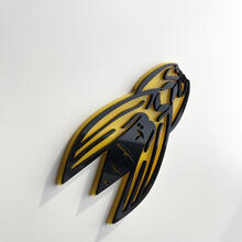 Logo 3D personalizzato Bee Wasp Emblema distintivi Fender
 2