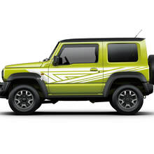 Suzuki JIMNY Grafica laterale Decalcomania per porte Adesivo con linee logo
 2