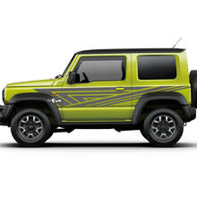 Suzuki JIMNY Grafica laterale Decalcomania per porte Adesivo con linee logo
 3