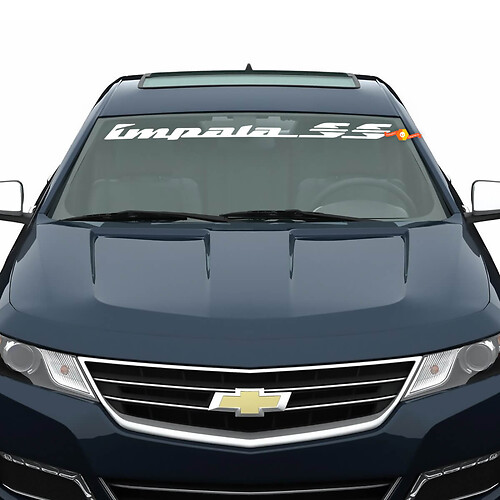 Adesivo in Vinile per Parabrezza Impala SS per Chevrolet Impala 2014-2020