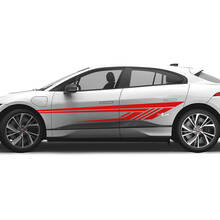 Decalcomanie per adesivo Jaguar I Pace Side Modern Stripes Graphics Logo Lines
 2