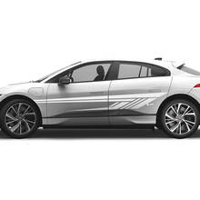 Decalcomanie per adesivo Jaguar I Pace Side Modern Stripes Graphics Logo Lines
 3