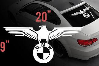 Decalcomanie per adesivi in ​​vinile per lunotto posteriore per auto tedesche BMW Eagle per M3 M5 M6 e36 tutte
 1
