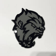 Emblema 3D Parafango Angry Sasquatch Bigfoot_2