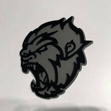 Emblema 3D Parafango Angry Sasquatch Bigfoot_3