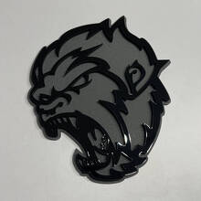 Emblema 3D Parafango Angry Sasquatch Bigfoot_4