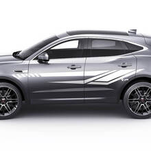 Jaguar E-Pace Strisce Grafiche Moderne per Portiere Laterali Adesivo Logo
 3