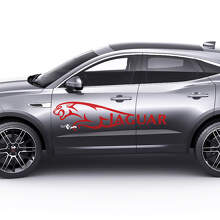 Adesivo Logo Laterale Jaguar per Porte Adesivi Grafici Logo per Jaguar E-Pace 2