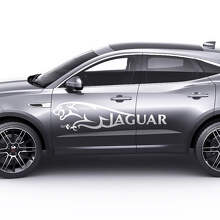 Adesivo Logo Laterale Jaguar per Porte Adesivi Grafici Logo per Jaguar E-Pace 3