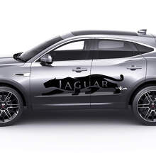 Grafica Adesiva Logo Laterale Porte Jaguar 2 Pezzi Per Jaguar E-Pace 3