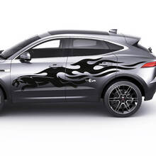 Logo laterale Jaguar E-Pace Decalcomania grafica Jaguar Flame Doors Adesivo con logo
 3