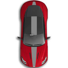 Adesivi in vinile per cofano a strisce, tetto e baule per Aston Martin DB11
 3