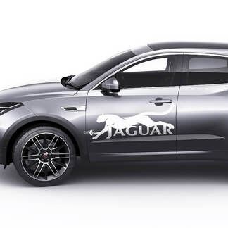 Decalcomania grafica per porte laterali Jaguar Logo Cat E-Pace Adesivo con logo
