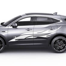 Jaguar E-Pace Adesivo Grafico Porte Laterali Tribali Fiamma Logo adesivo
 2