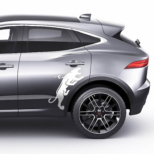 Grafica adesiva del logo della ruota laterale posteriore Jaguar
