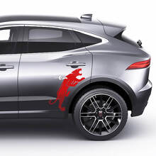 Grafica adesiva del logo della ruota laterale posteriore Jaguar
 2