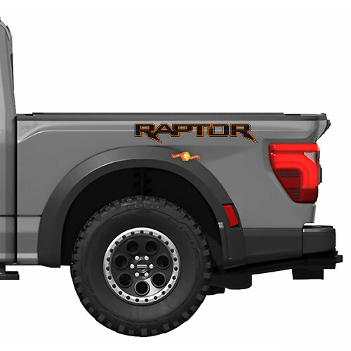 Grafica Raptor adatta alle strisce del kit di decalcomanie in vinile Ford F150 Raptor R del 2024
