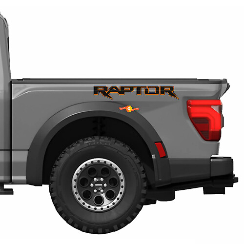 Grafica Raptor adatta alle strisce del kit di decalcomanie in vinile Ford F150 Raptor R del 2024
