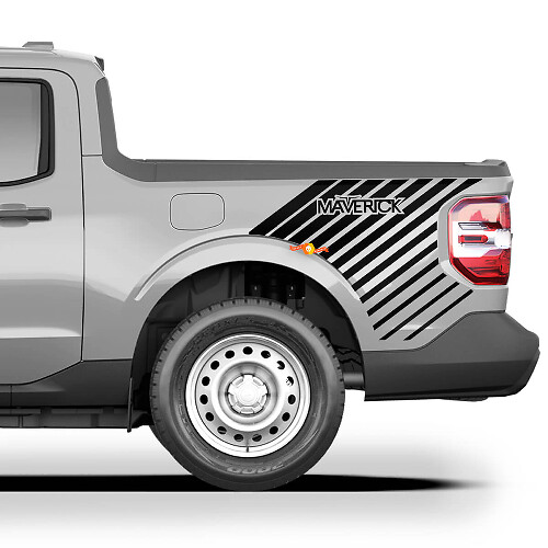Grafica laterale del letto Ford F150 Maverick Decalcomanie Adesivi

