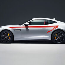 Jaguar F-Type R Side Racing Stripes Grafica Porte decalcomania Adesivo logo 3
 2