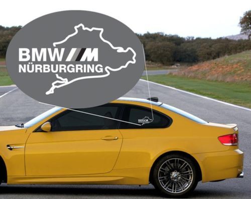 Adesivo vinile per finestrino laterale BMW M Nürburgring per BMW Serie 3