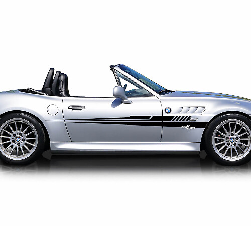 Coppia adesivi in ​​vinile con strisce BMW Z3 Roadster per porte laterali
