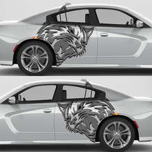 Kit di Adesivi in Vinile per Parafango Posteriore Enorme Wildcat per Dodge Challenger Charger_2