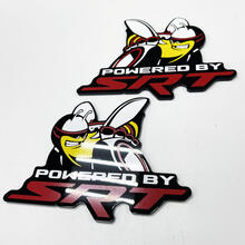 Alimentato da SRT Scat Pack Bee Dodge Charger Challenger Badge Fender Badge Emblem
 3