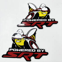 Alimentato da SRT Scat Pack Bee Dodge Charger Challenger Badge Fender Badge Emblem
 4