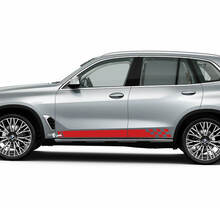 Strisce a scacchi per adesivo decalcomania in vinile per porte laterali BMW X5 G05
 2